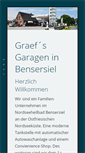 Mobile Screenshot of graefs-garagen.de
