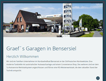 Tablet Screenshot of graefs-garagen.de